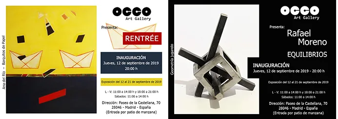 Exposiciones RENTRÉE y EQUILIBRIOS