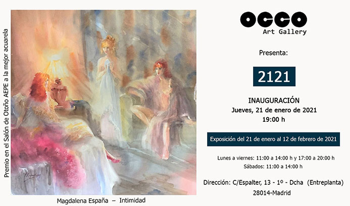 OCCO Art Gallery. Calle Espalter 13. 28014 – Madrid (Spain)