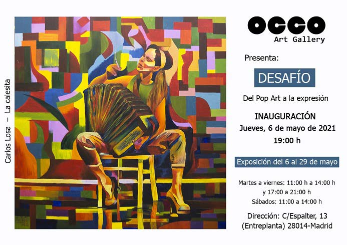 OCCO Art Gallery. Calle Espalter 13. 28014 – Madrid (Spain)