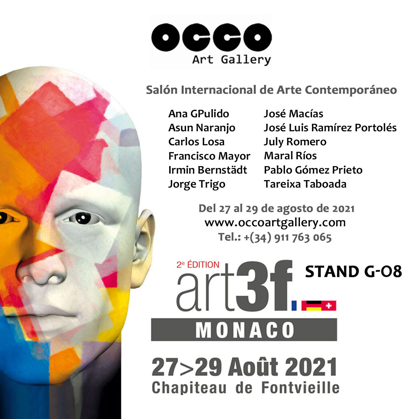 OCCO Art Gallery es una galería de arte, situada en Madrid, cuyo objetivo es difundir el arte en España e internacionalmente