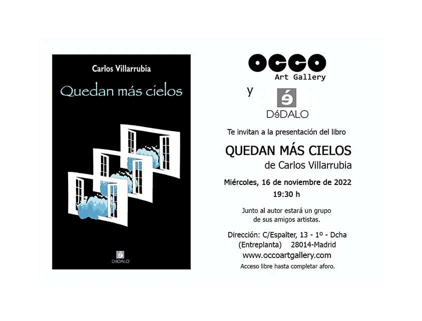 Presentación del libro Quedan más Cielos de Carlos Villarrubia