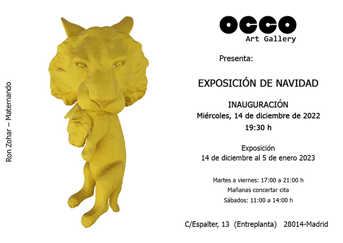 OCCO Art Gallery es una galería de arte, situada en Madrid, cuyo objetivo es difundir el arte en España e internacionalmente