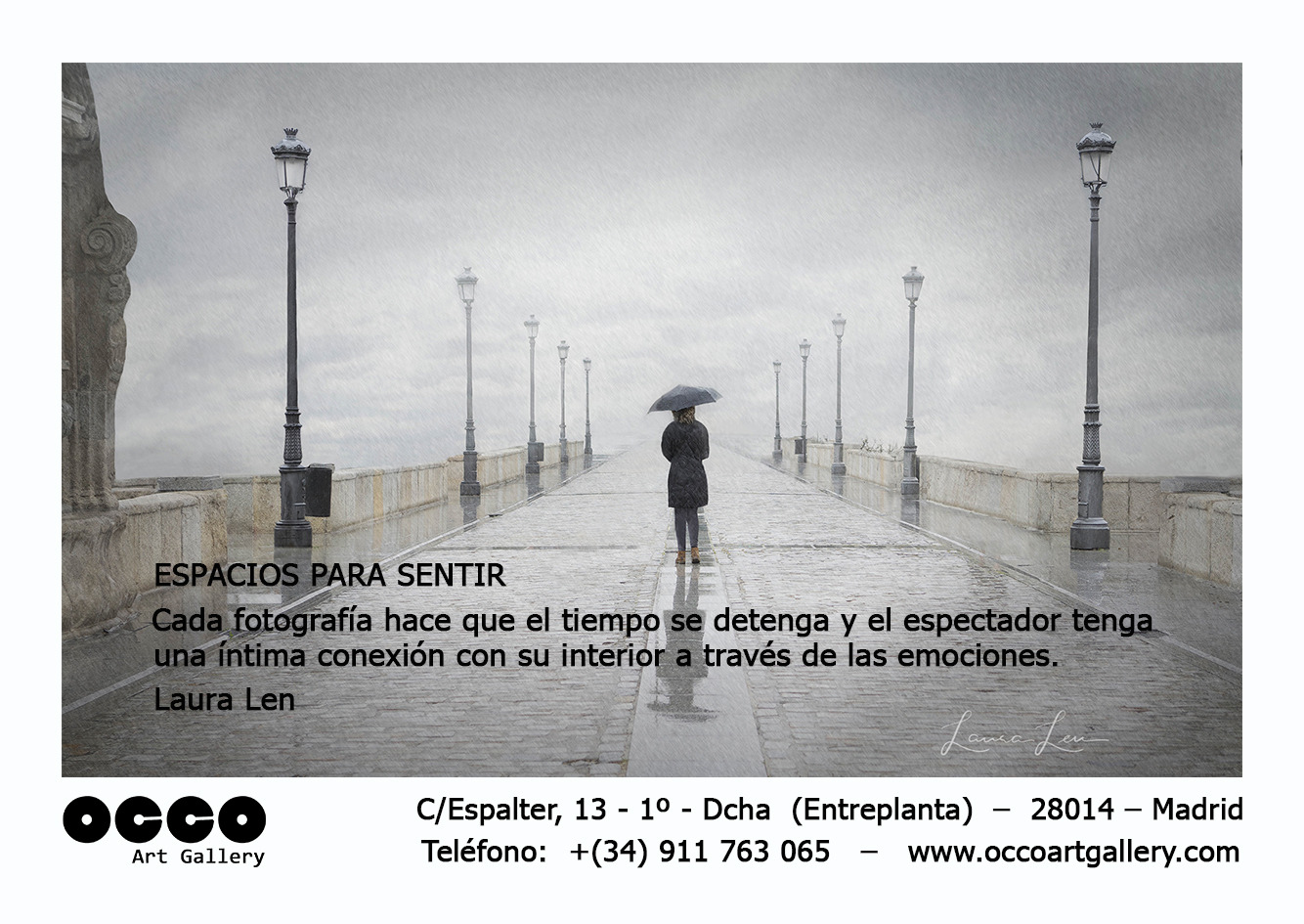 Exposición de fotografía de Laura Len en OCCO Art Gallery