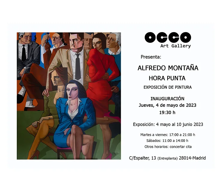 Alfredo Montaña, exposición HORA PUNTA