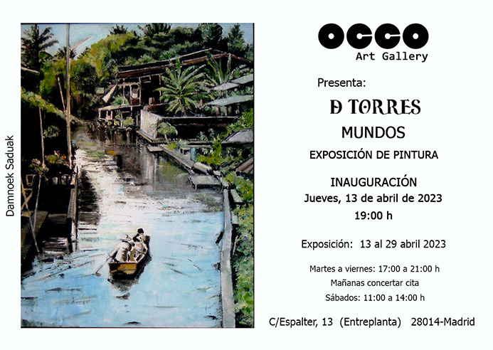 OCCO Art Gallery es una galería de arte, situada en Madrid, cuyo objetivo es difundir el arte en España e internacionalmente