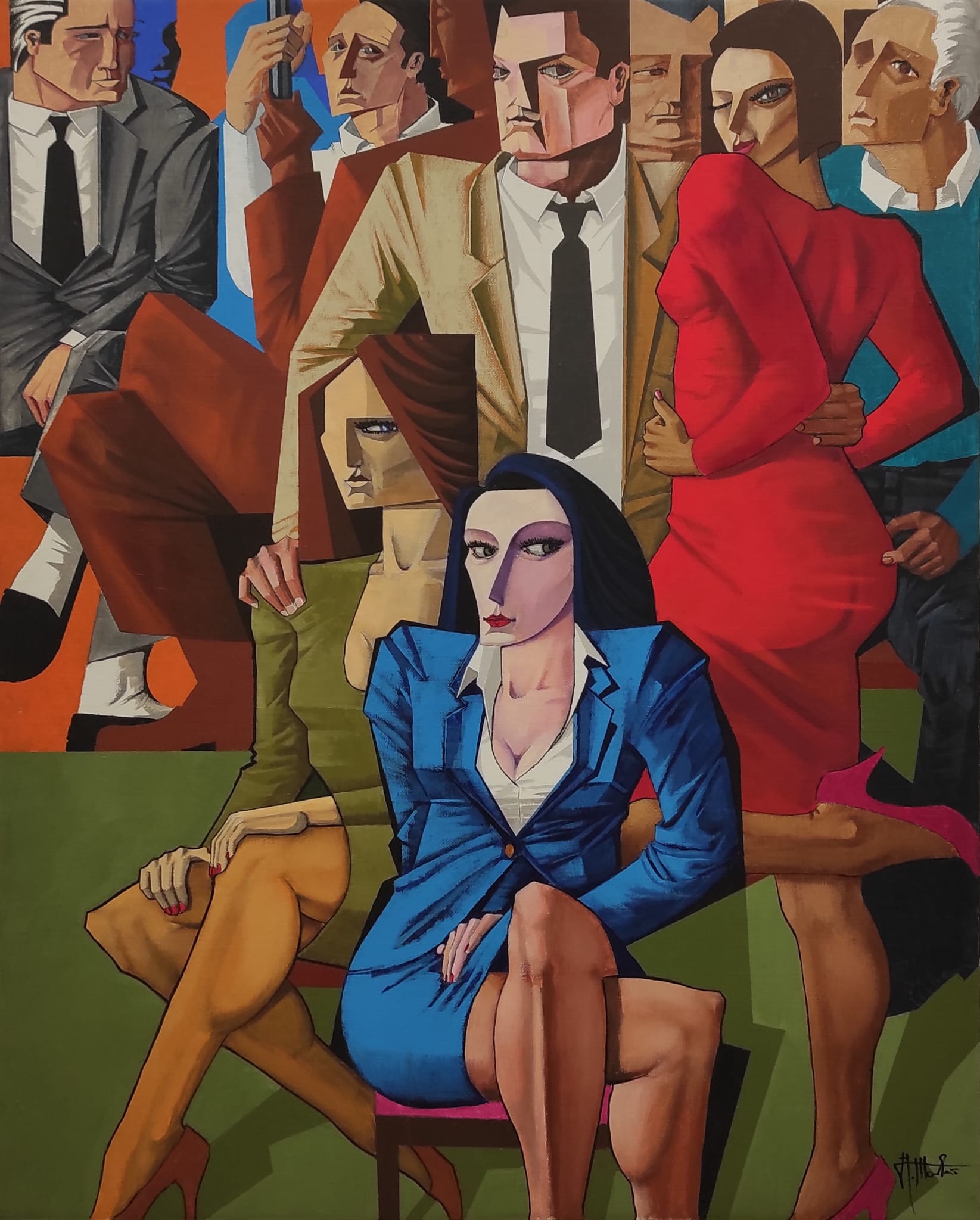 Exposición Alfredo Montaña. HORA PUNTA en OCCO Art Gallery