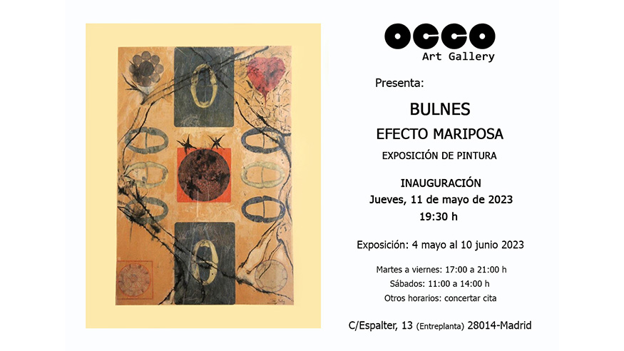 Bulnes, exposición EFECTO MARIPOSA