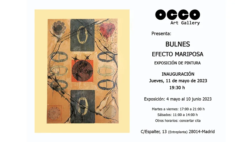 Bulnes, exposición EFECTO MARIPOSA