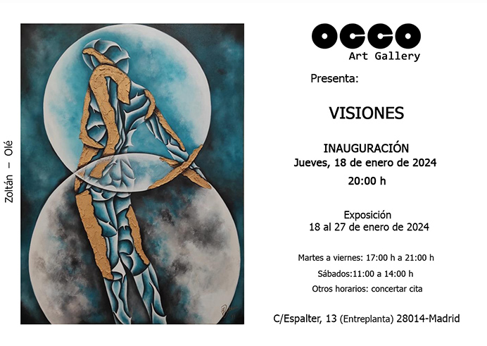 Exposición VISIONES Exposición colectiva de pintura y escultura en Madrid.