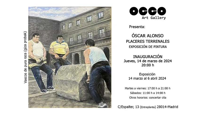 Óscar Alonso, exposición PLACERES TERRENALES