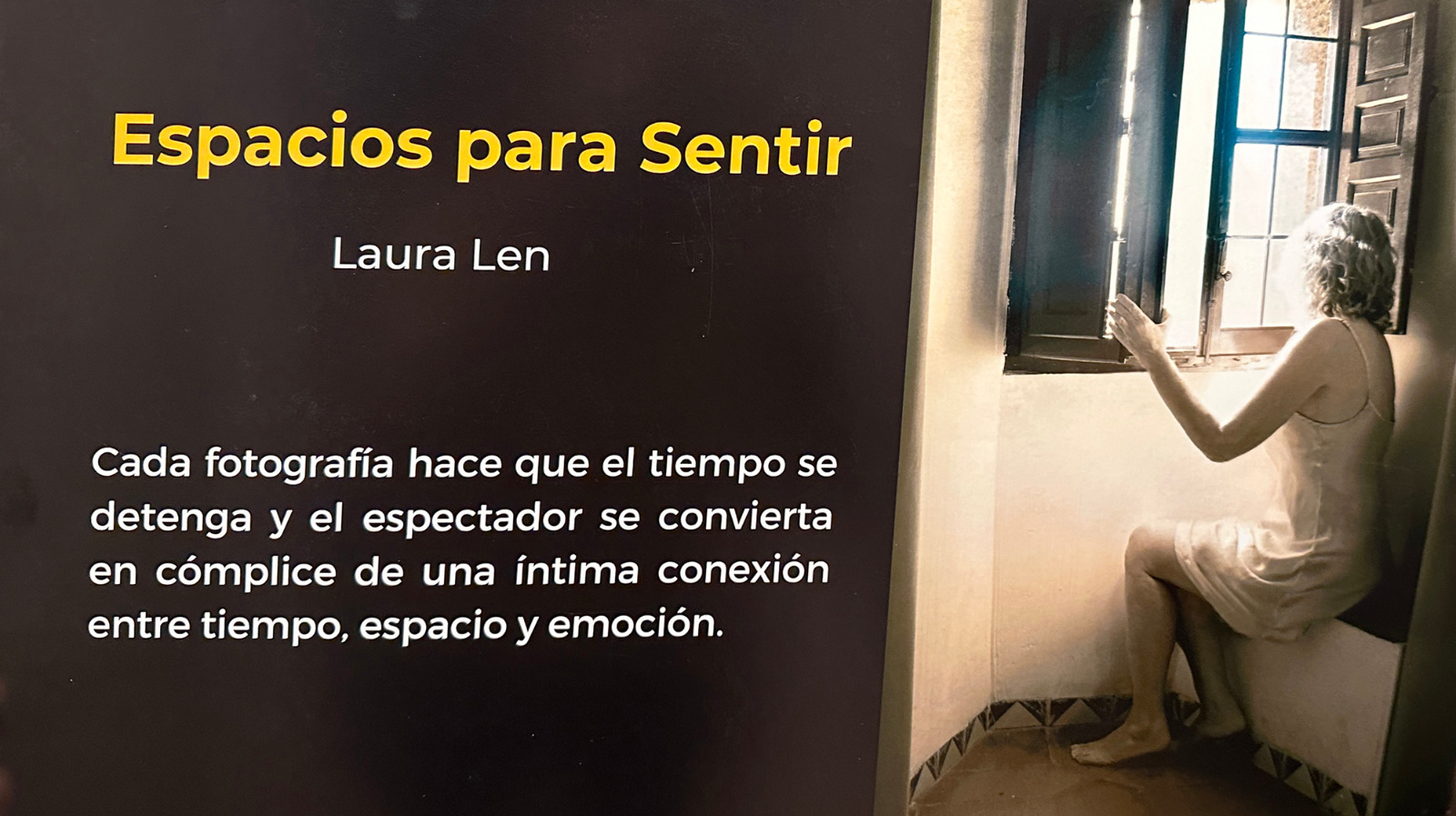 Laura Len. ESPACIOS PARA SENTIR ESPACIOS PARA SENTIR, exposición colectiva de fotografí a en OCCO Art Gallery