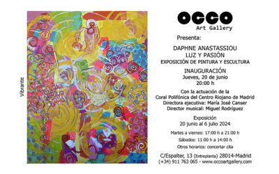 Daphne Anastassiou, exposición de pintura y escultura