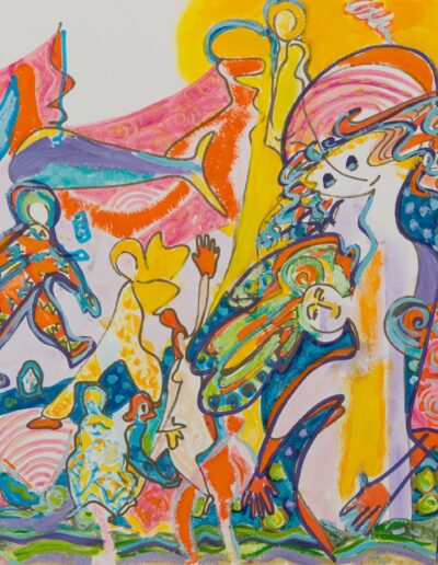 Daphne Anastassiou, exposición de pintura y escultura