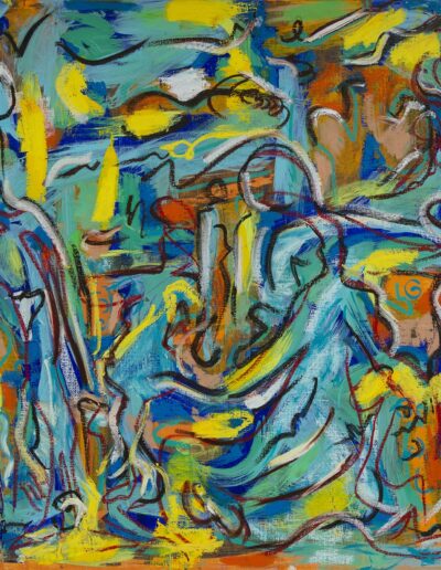 Daphne Anastassiou, exposición de pintura y escultura