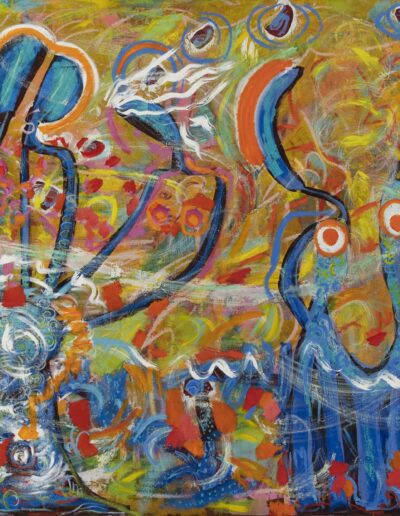 Daphne Anastassiou, exposición de pintura y escultura