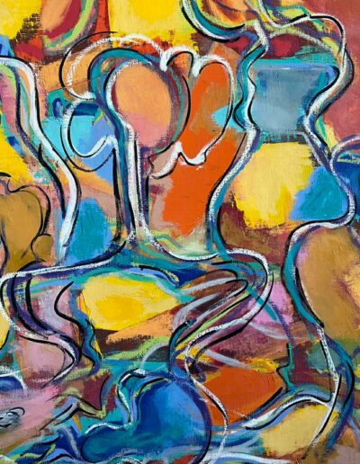 Daphne Anastassiou, exposición de pintura y escultura