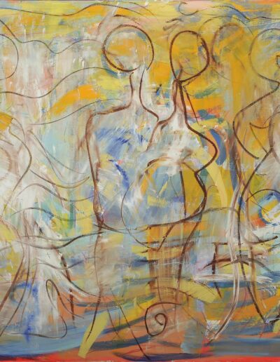 Daphne Anastassiou, exposición de pintura y escultura