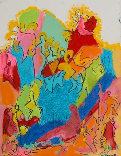 Daphne Anastassiou, exposición de pintura y escultura