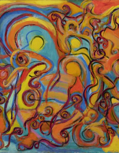 Daphne Anastassiou, exposición de pintura y escultura