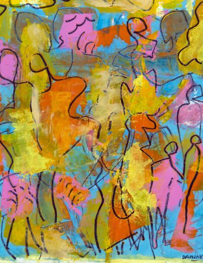 Daphne Anastassiou, exposición de pintura y escultura
