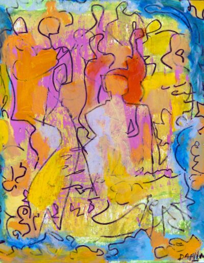 Daphne Anastassiou, exposición de pintura y escultura