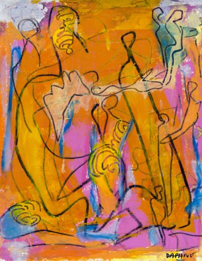 Daphne Anastassiou, exposición de pintura y escultura