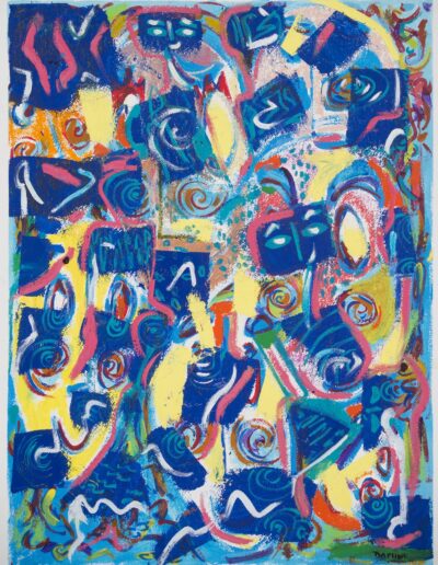 Daphne Anastassiou, exposición de pintura y escultura