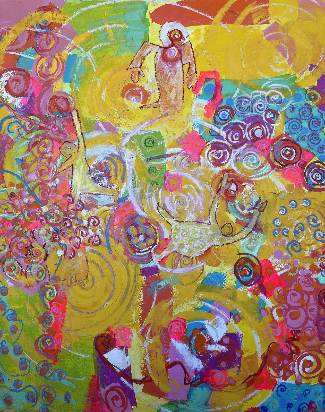 Daphne Anastassiou, exposición de pintura y escultura