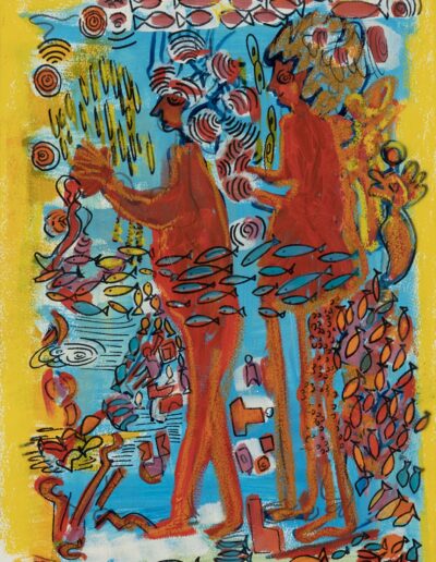 Daphne Anastassiou, exposición de pintura y escultura