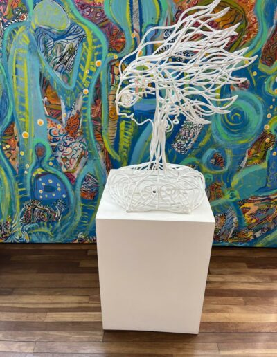 Daphne Anastassiou, exposición de pintura y escultura