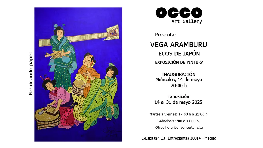 Vega Aramburu, exposición ECOS DE JAPÓN
