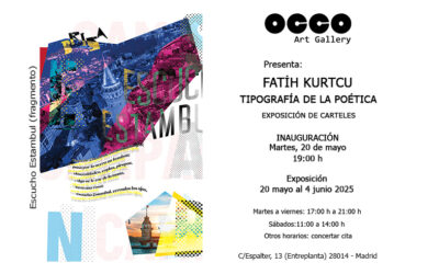 Fatih Kurtcu, exposición TIPOGRAFÍA DE LA POÉTICA