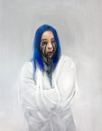 Exposición individual de pintura figurativa de Lucas Brox, Miradas Prestadas. Puedes visitarla desde el 23 de octubre al 8 noviembre 2025 en OCCO Art Gallery, Madrid.