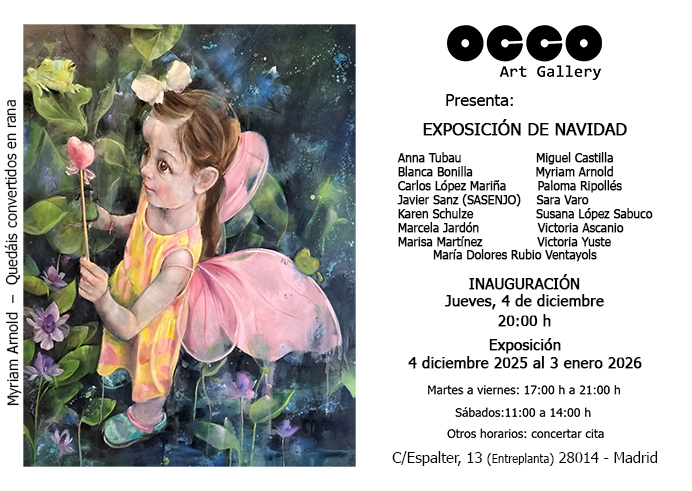 Exposicion-NAVIDAD-2025---692 EXPOSICIÓN DE NAVIDAD de pintura, escultura y fotografía. Puedes visitarla desde el 4 de diciembre al 3 de enero de 2026 en OCCO Art Gallery, Madrid